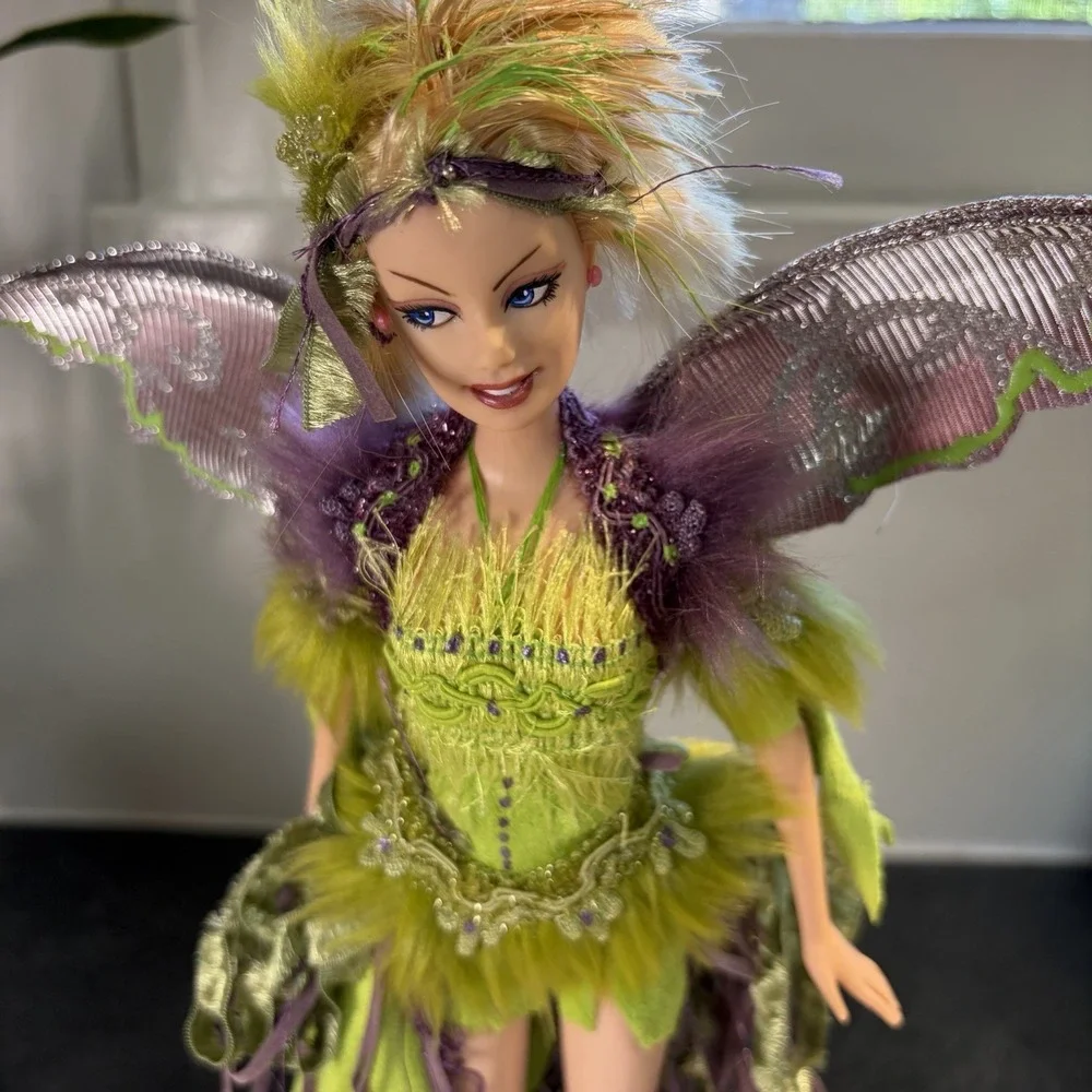 OOAK Green‎ Fairy Doll 12